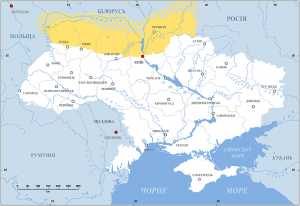 Polesės žemupio teritorija. Šaltinis: Wikipedia.org