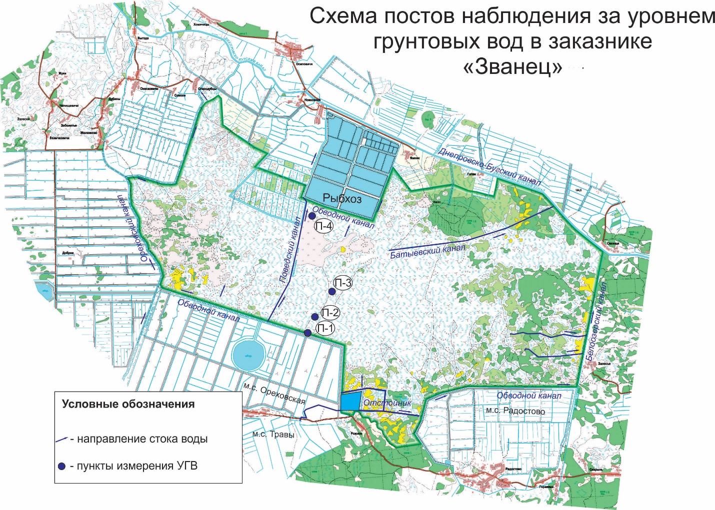 Алтуфьевский заказник карта